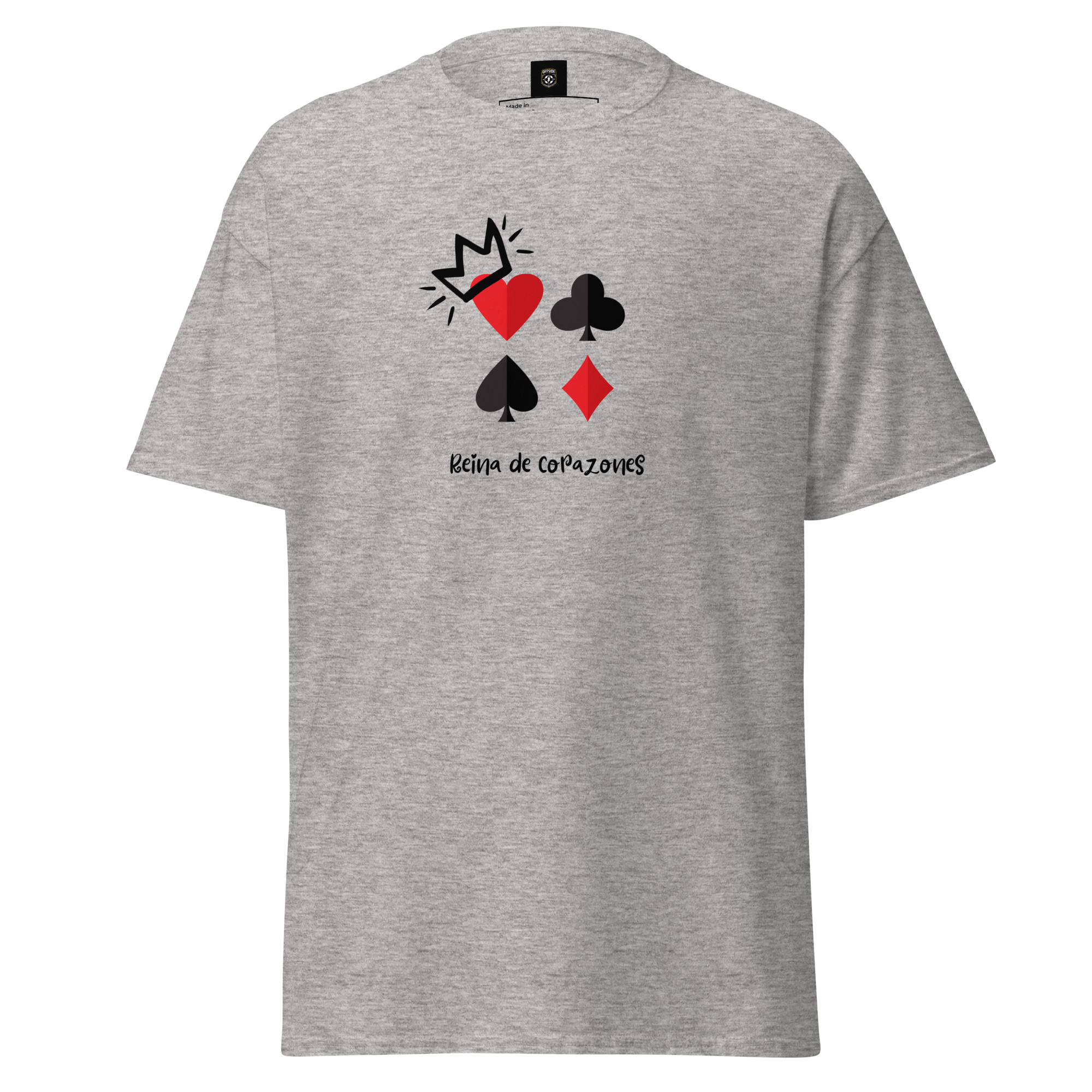 Reina de Corazones Tee - Stylish Statement Shirt for Every Occasion - OFFSIDE CLUB