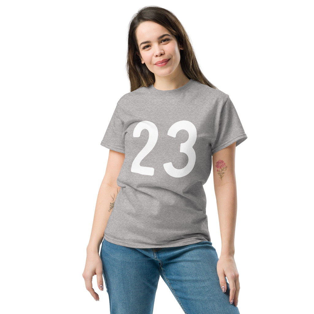 Number 23 Minimalist Tee for Stylish Streetwear - OFFSIDE CLUB