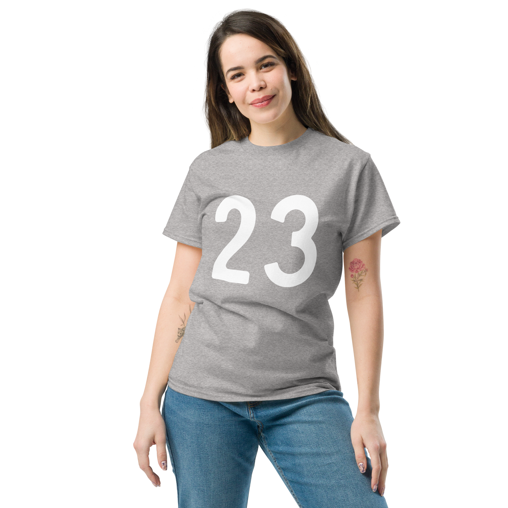Number 23 Minimalist Tee for Stylish Streetwear - OFFSIDE CLUB