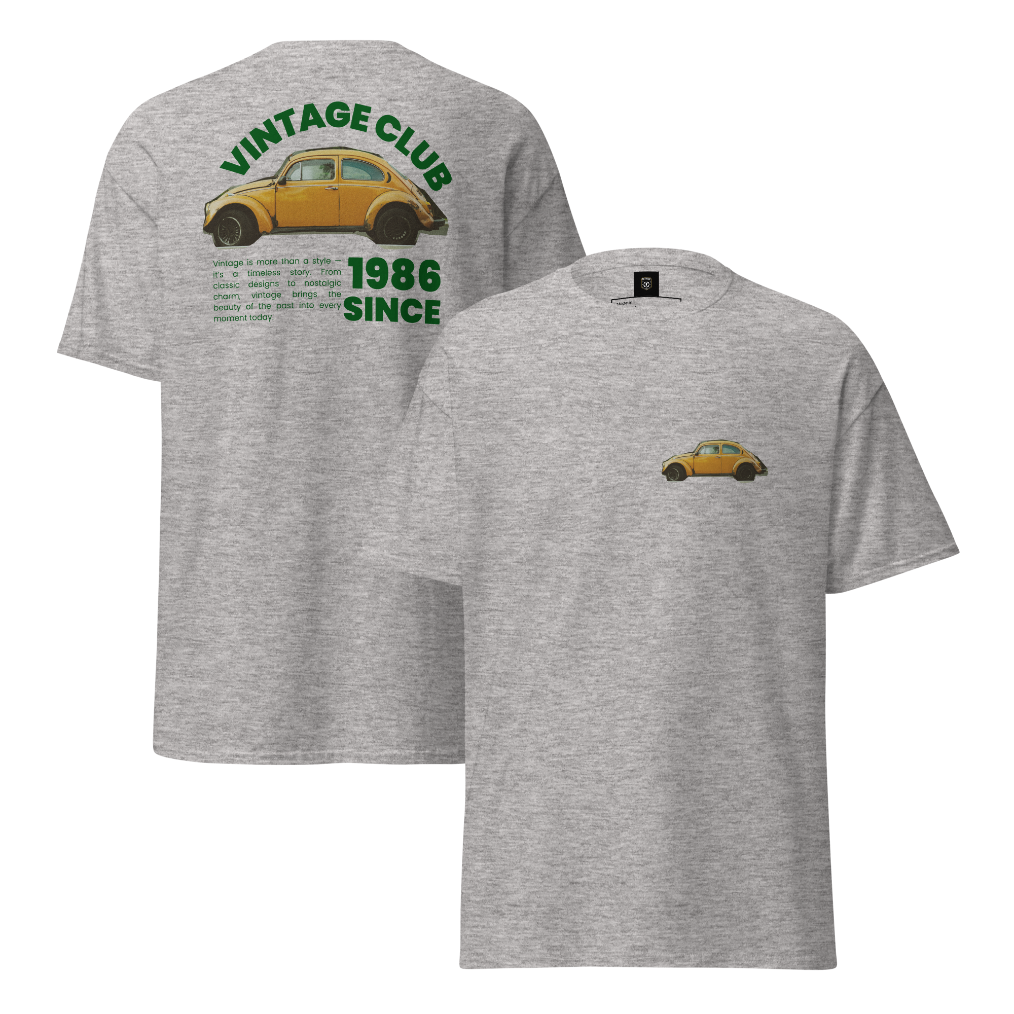 Vintage 1986 Graphic Tee - Classic Style for Retro Enthusiasts - OFFSIDE CLUB