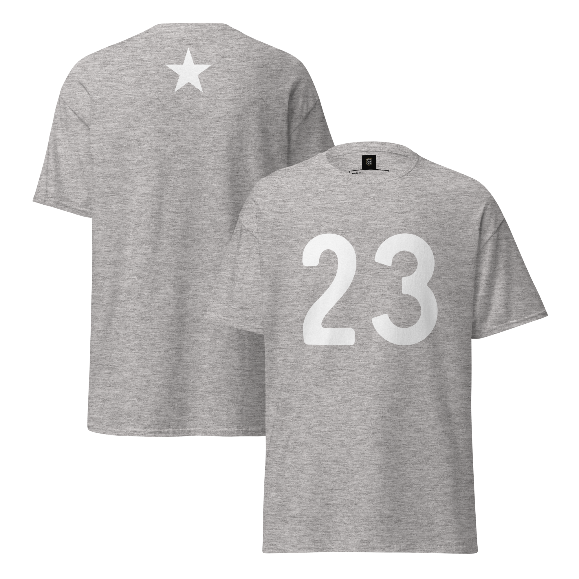 Number 23 Minimalist Tee for Stylish Streetwear - OFFSIDE CLUB