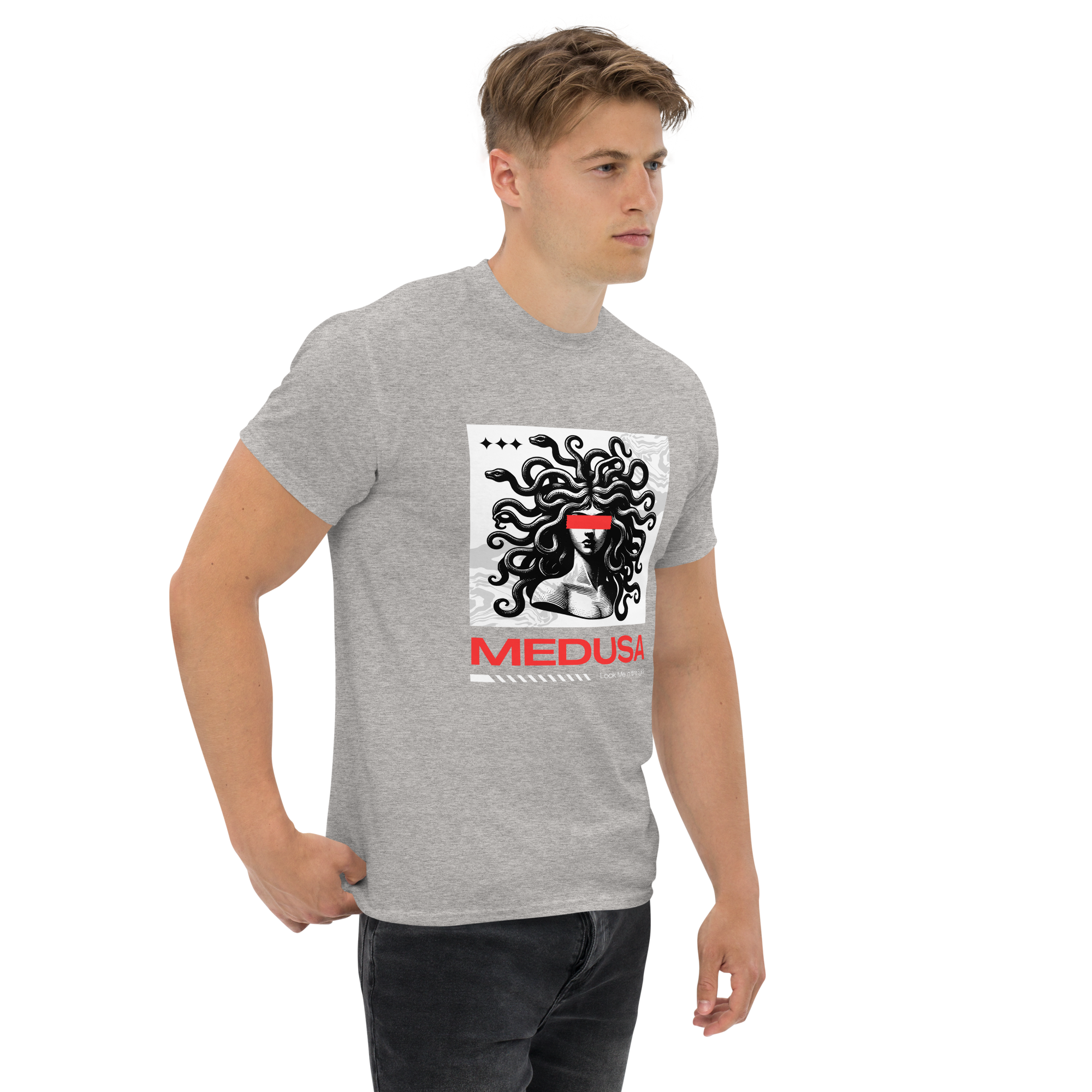 Medusa Graphic Tee - Look Me In The Eyes - OFFSIDE CLUB