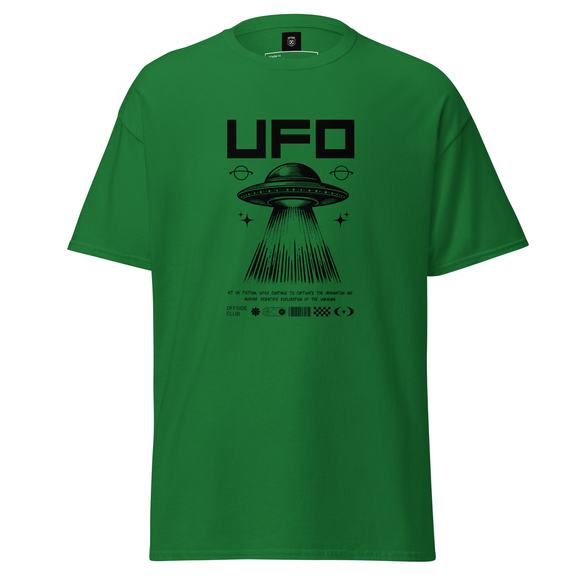 UFO Discovery Graphic Tee - Unleash Your Cosmic Style with Retro Sci-Fi Vibes - OFFSIDE CLUB