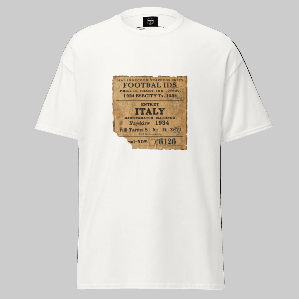 Italy 1934 Vintage Football Shirt - Classic Retro Tee - OFFSIDE CLUB