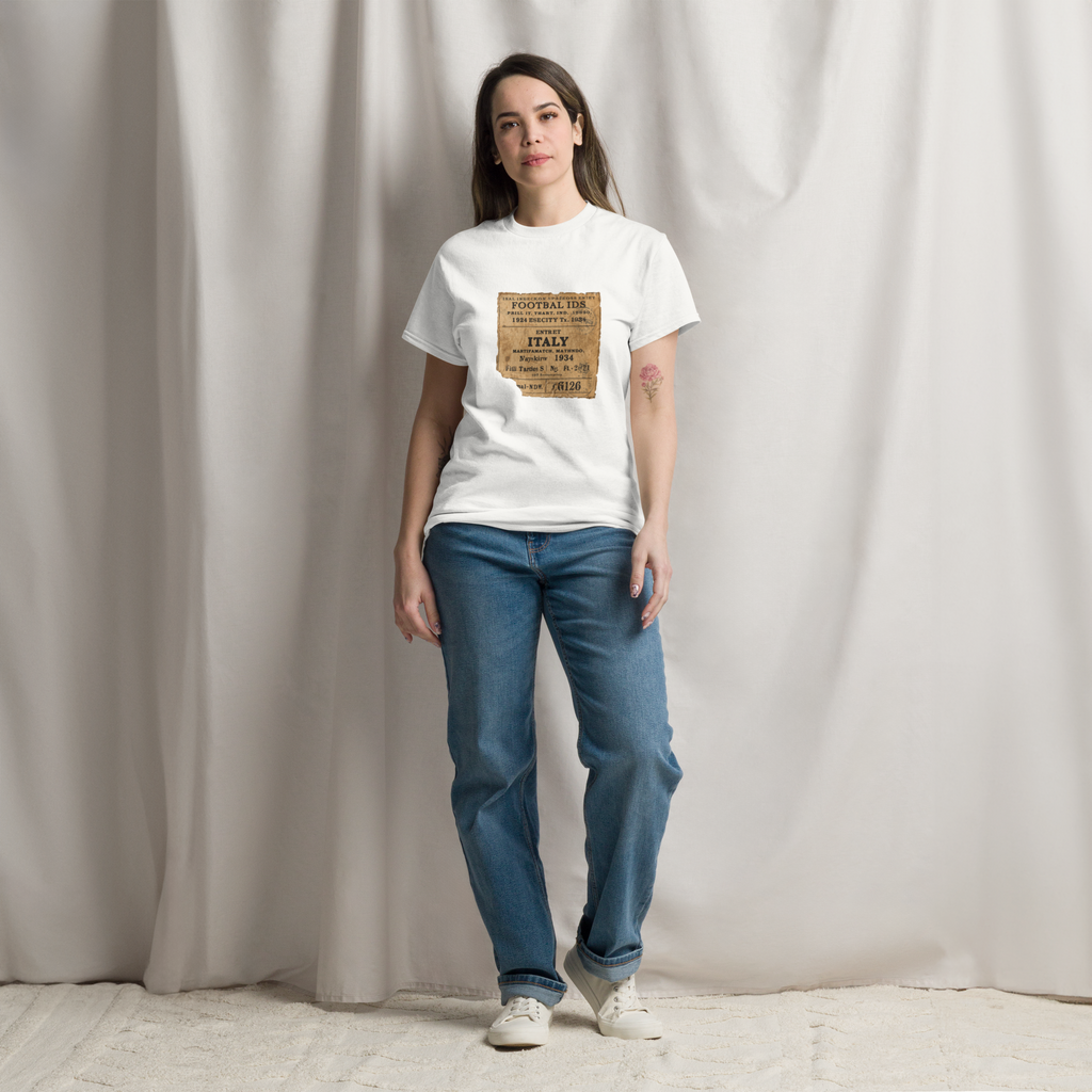 Italy 1934 Vintage Football Shirt - Classic Retro Tee - OFFSIDE CLUB