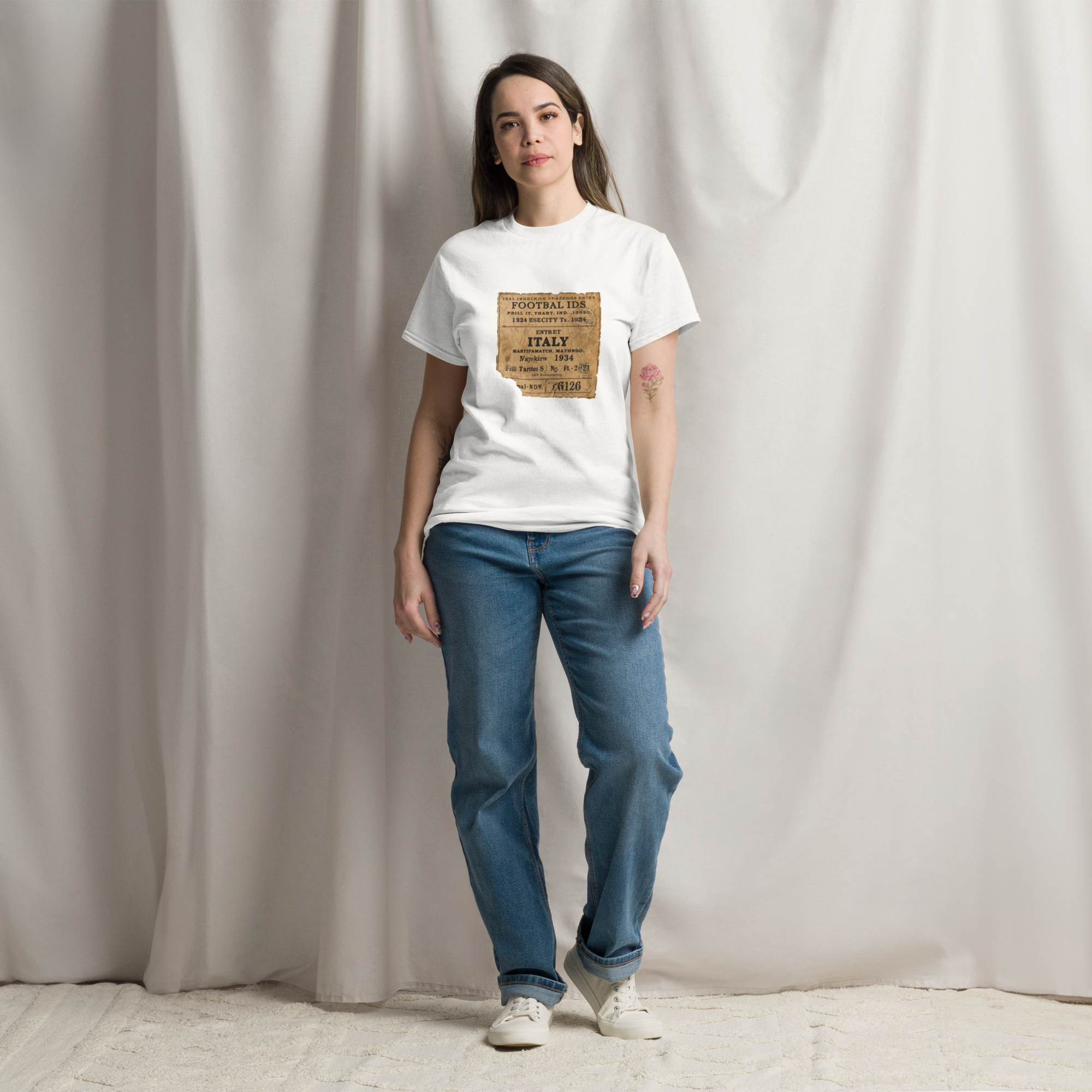 Italy 1934 Vintage Football Shirt - Classic Retro Tee - OFFSIDE CLUB