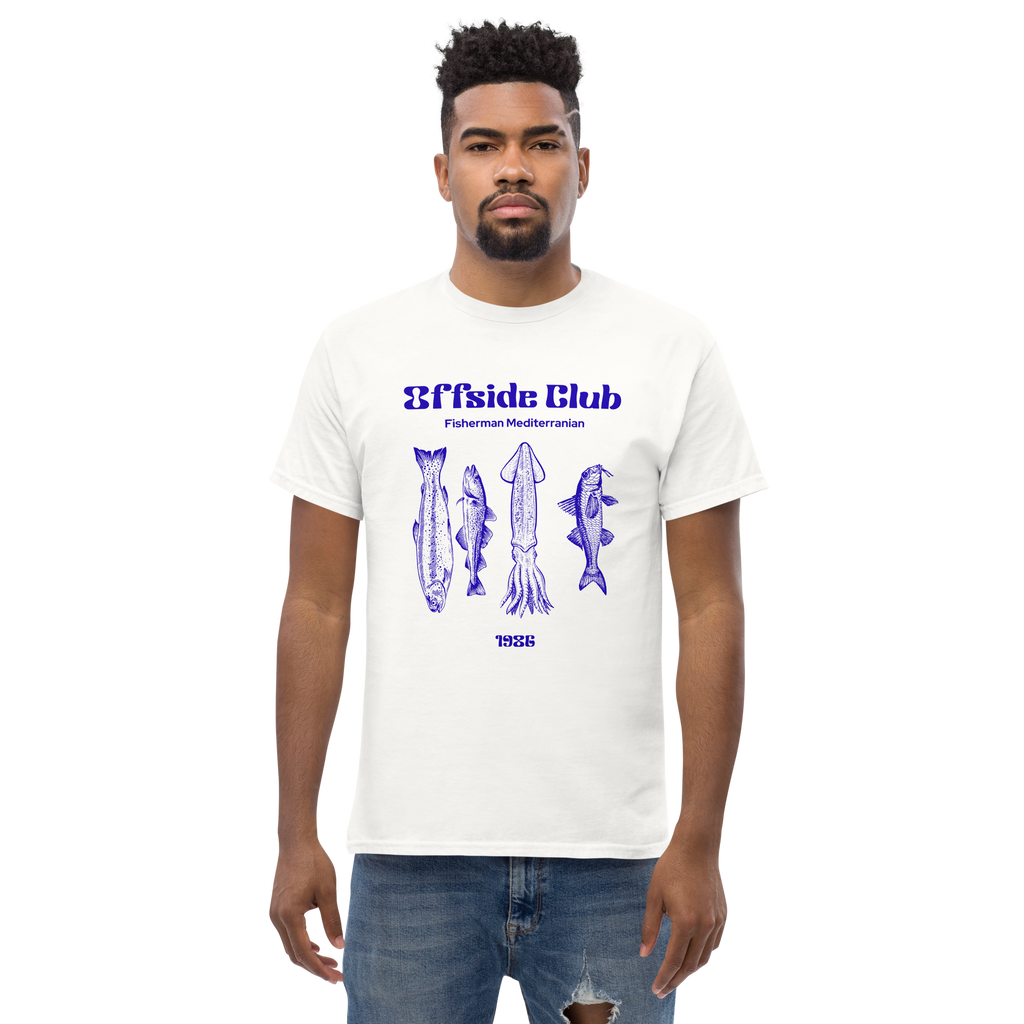 Offside Club Fisherman Mediterranean Graphic Tee - Coastal Style Essential - OFFSIDE CLUB
