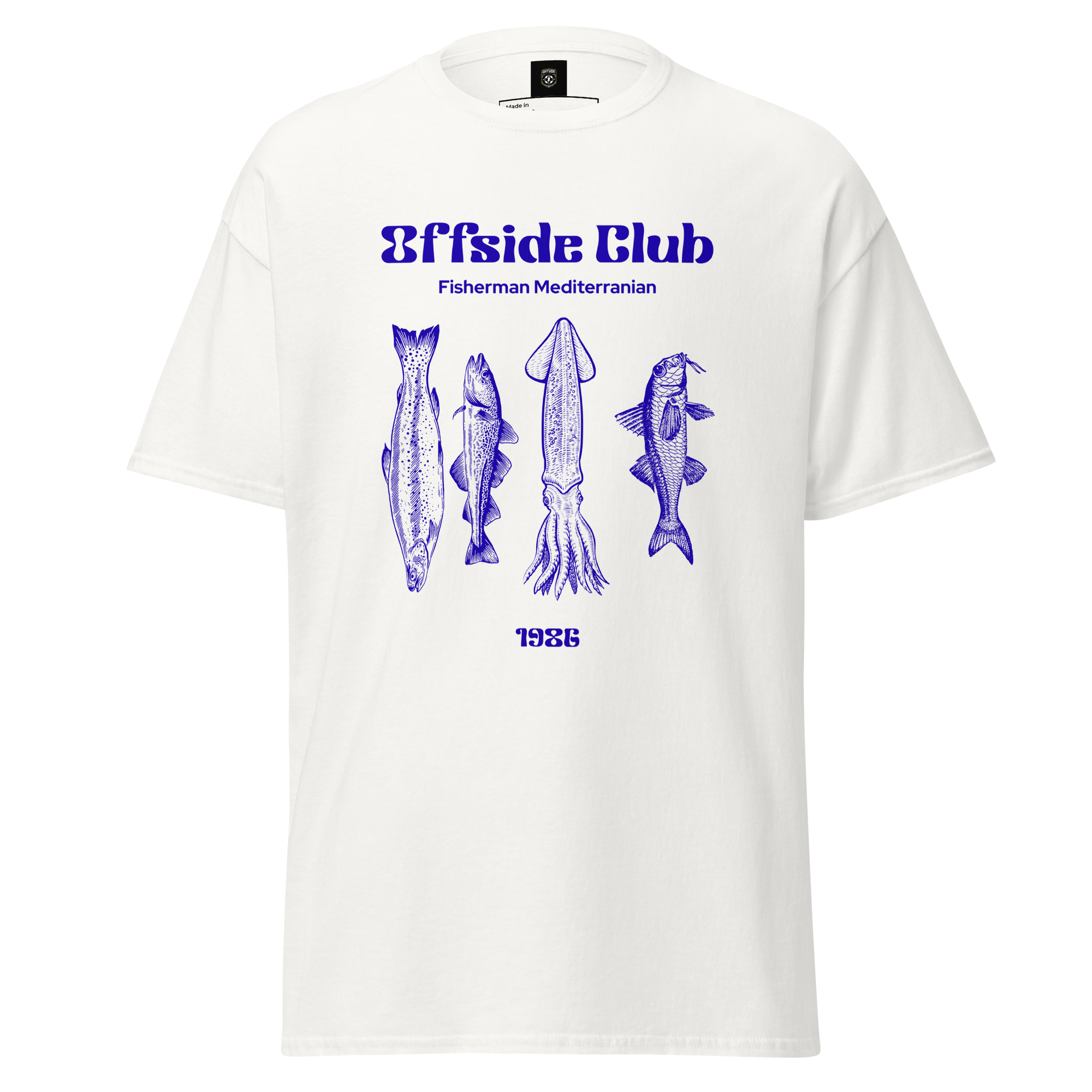 Offside Club Fisherman Mediterranean Graphic Tee - Coastal Style Essential - OFFSIDE CLUB