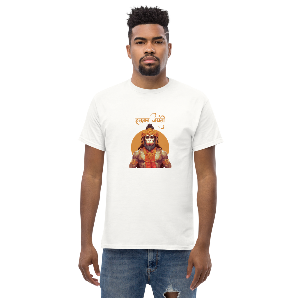 Powerful Hanuman Illustration Shirt for Spiritual Strength and Style - OFFSIDE CLUB