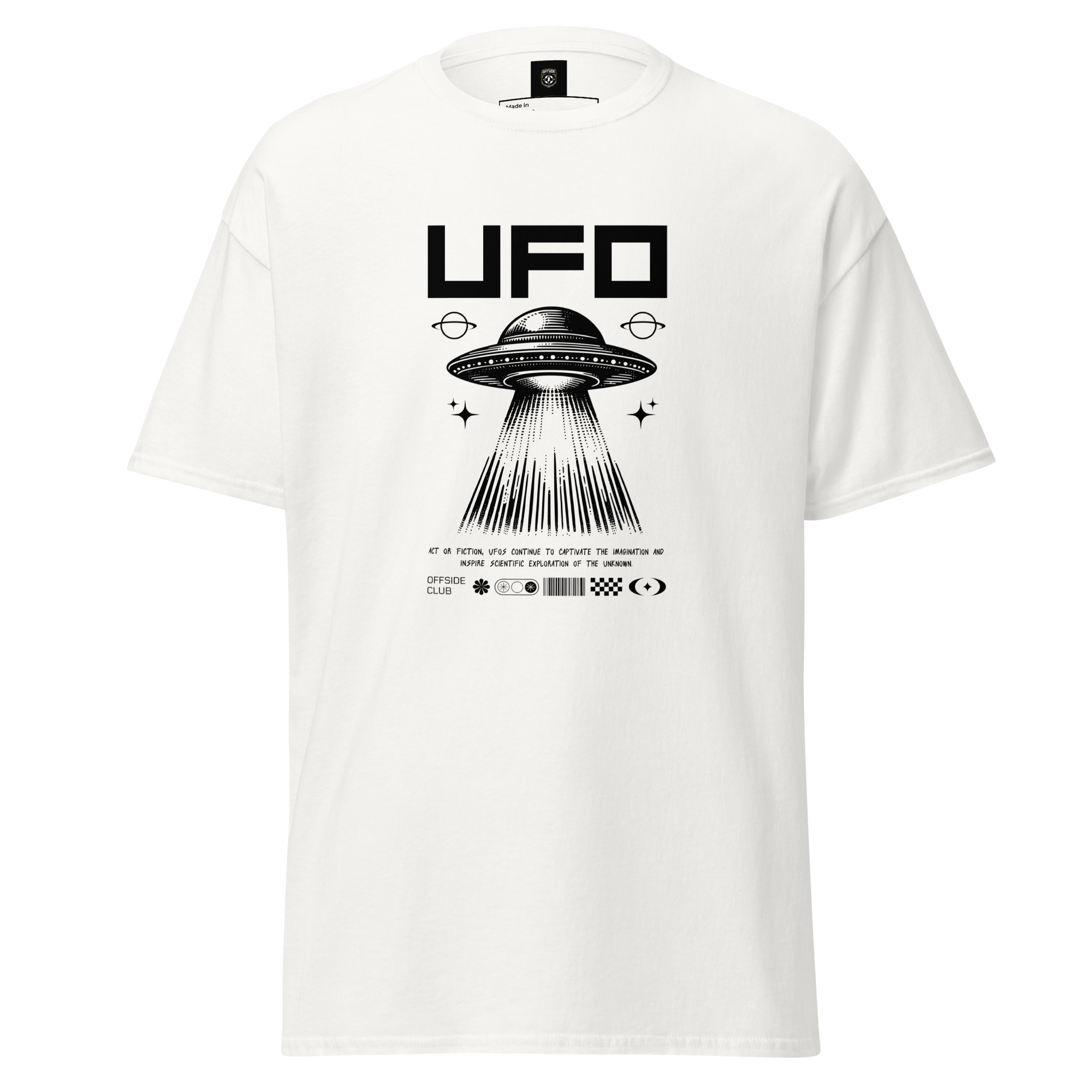 UFO Discovery Graphic Tee - Unleash Your Cosmic Style with Retro Sci-Fi Vibes - OFFSIDE CLUB