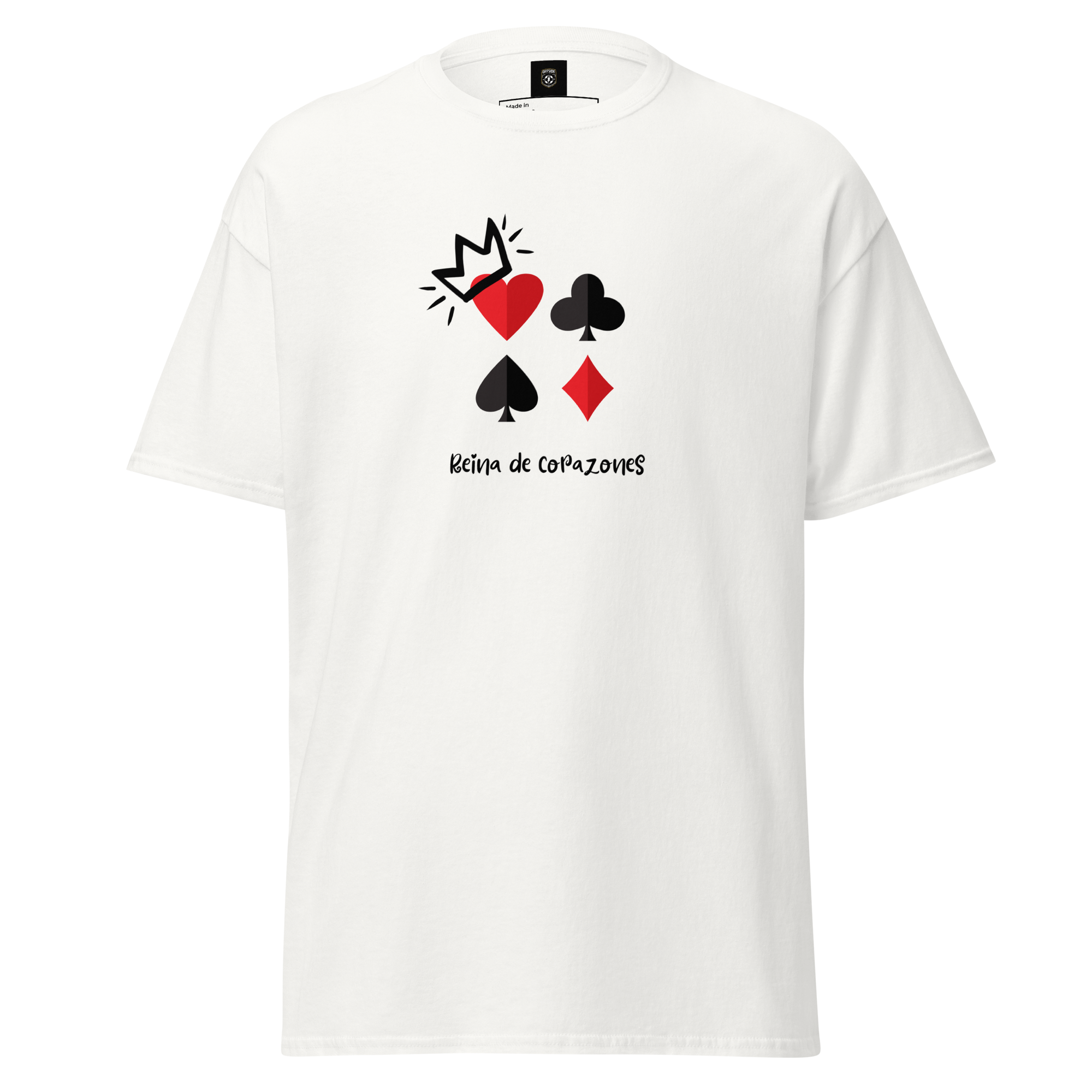 Reina de Corazones Tee - Stylish Statement Shirt for Every Occasion - OFFSIDE CLUB