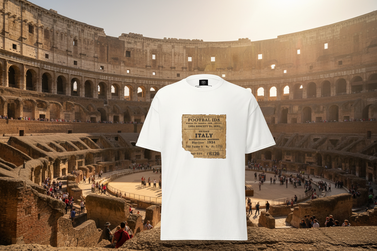 ITALY 1934 Vintage Football Tee