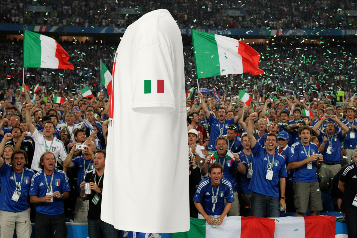 ITALY CHAMPIONS 2006 – Vintage Football T-Shirt