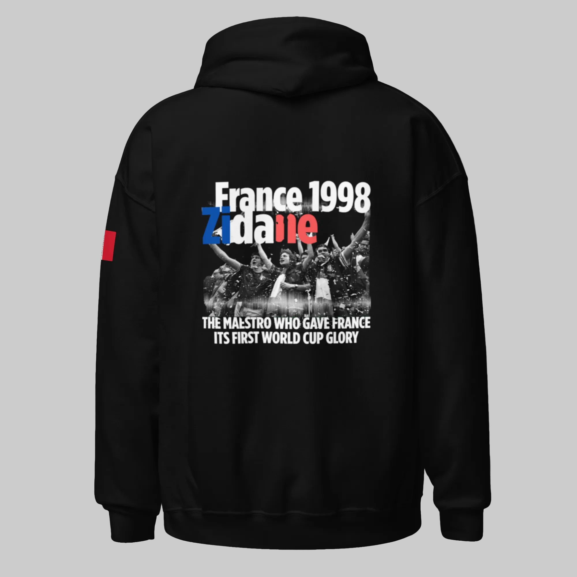 FRANCE 1998 Zidane Tribute Hoodie - Celebrate Football History - OFFSIDE CLUB