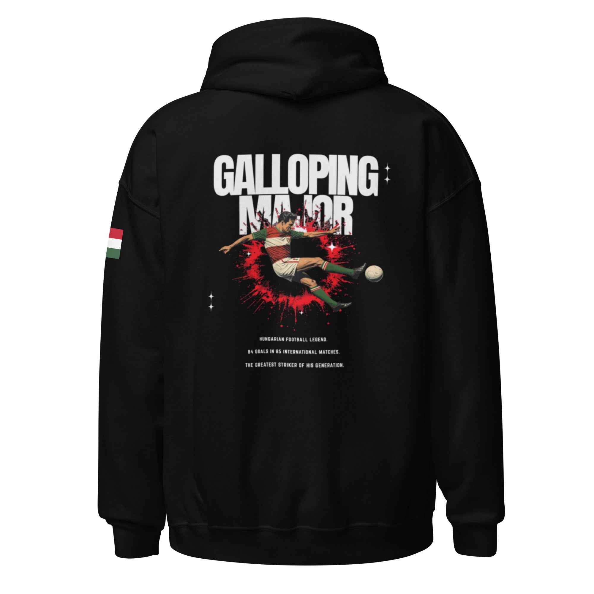 PUSKÁS TRIBUTE HOODIE – “Galloping Major” Edition