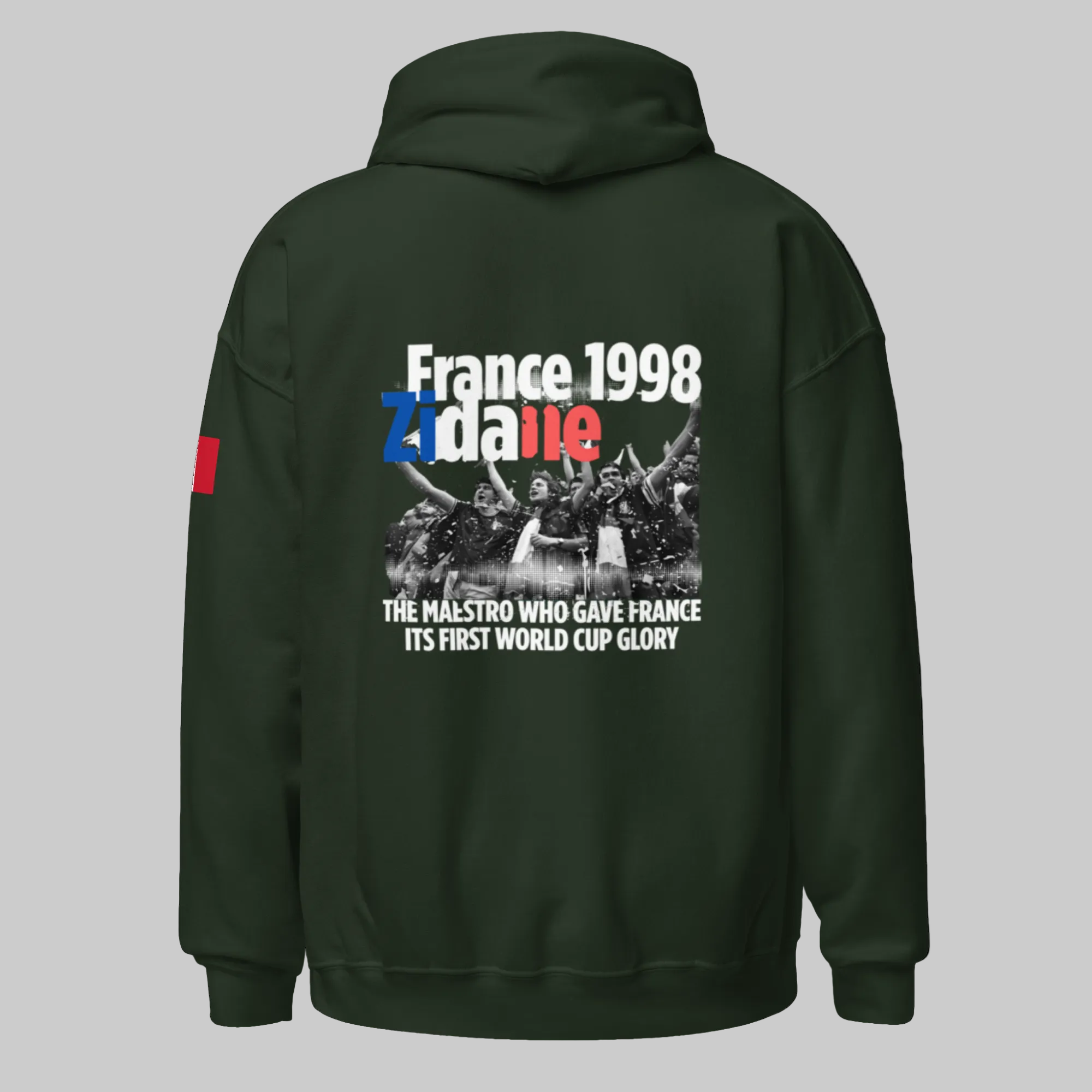 FRANCE 1998 Zidane Tribute Hoodie - Celebrate Football History - OFFSIDE CLUB