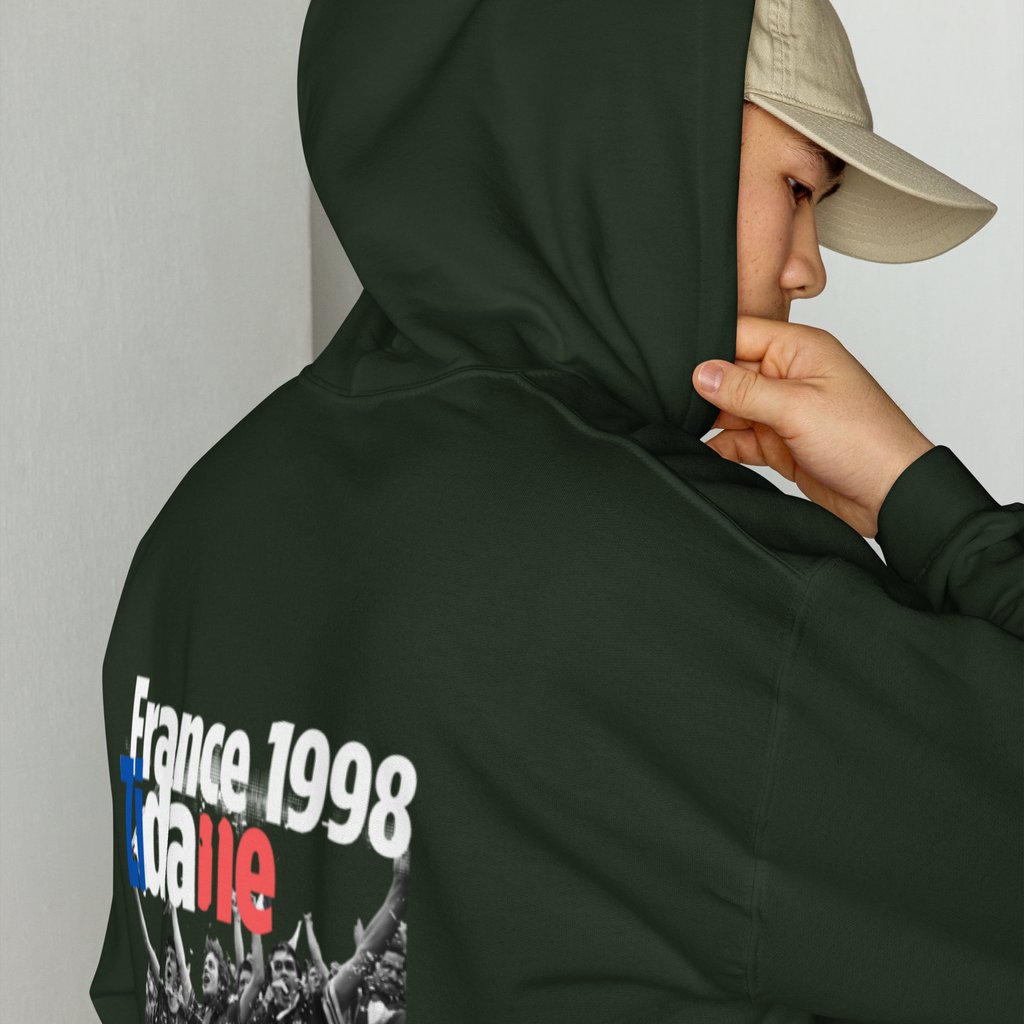 FRANCE 1998 Zidane Tribute Hoodie - Celebrate Football History - OFFSIDE CLUB
