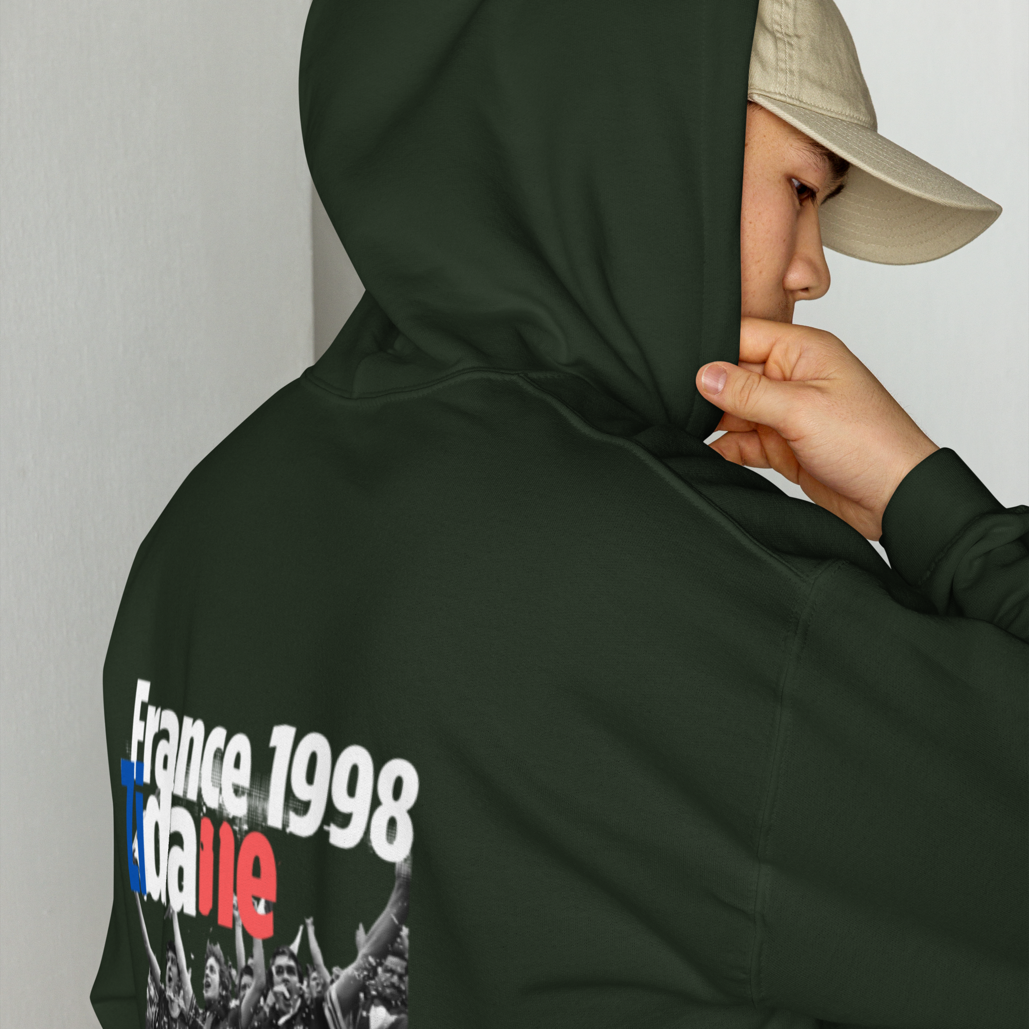 FRANCE 1998 Zidane Tribute Hoodie - Celebrate Football History - OFFSIDE CLUB