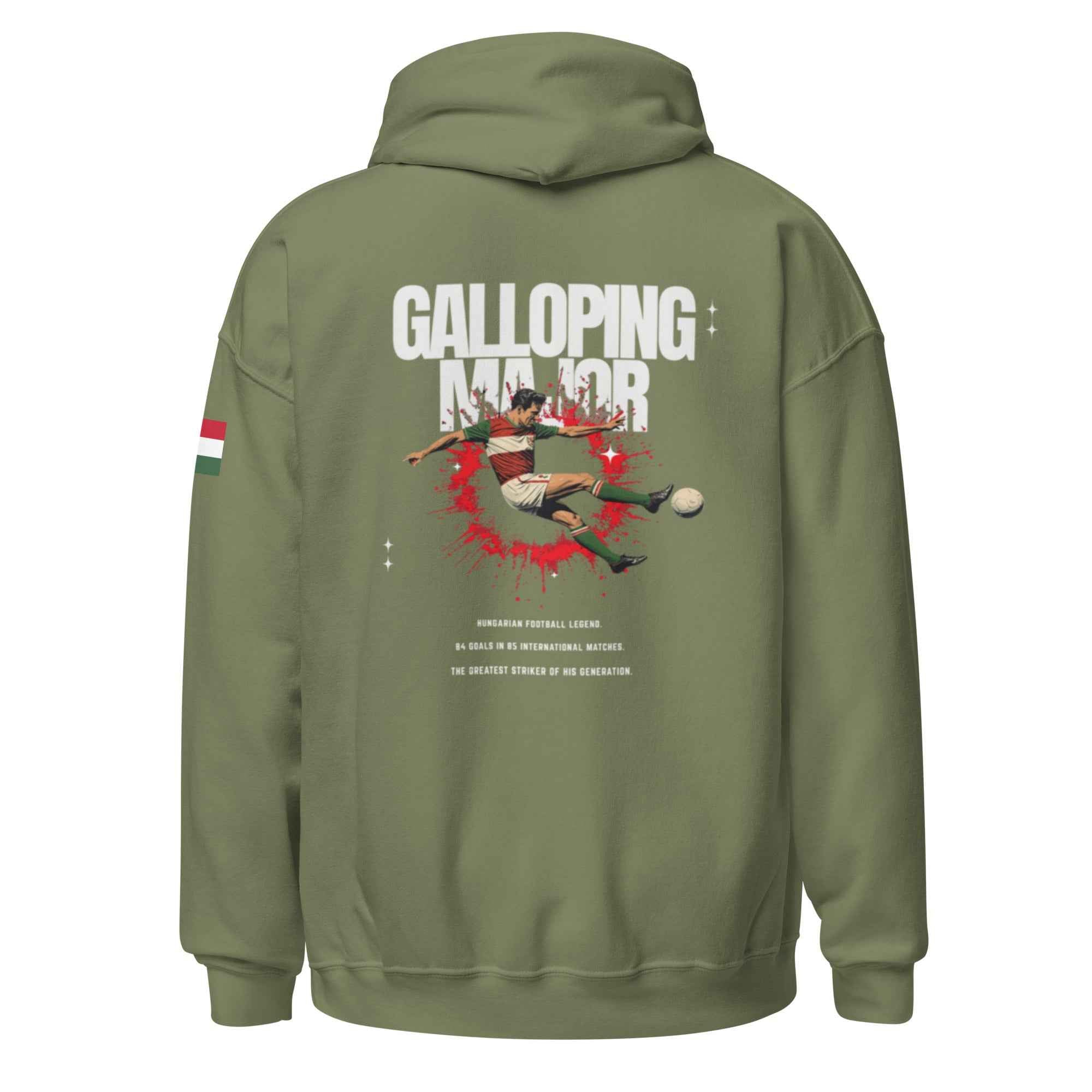 PUSKÁS TRIBUTE HOODIE – “Galloping Major” Edition