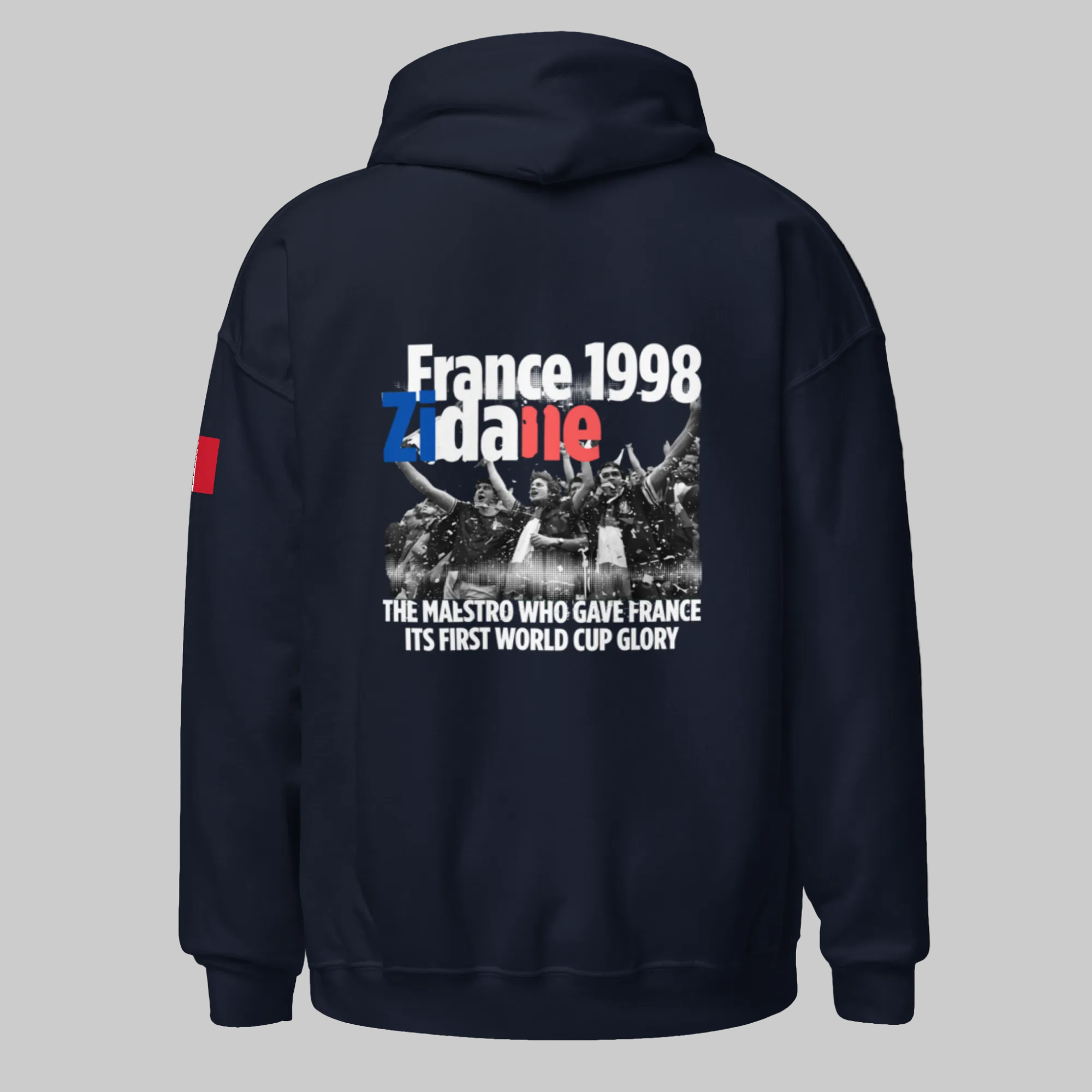 FRANCE 1998 Zidane Tribute Hoodie - Celebrate Football History - OFFSIDE CLUB