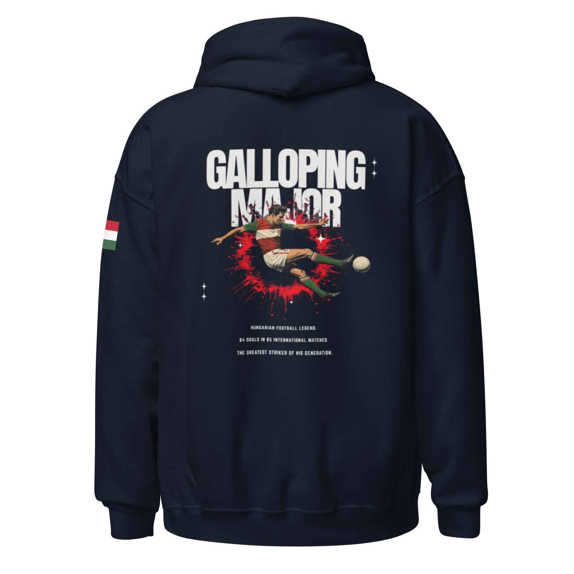 PUSKÁS TRIBUTE HOODIE – “Galloping Major” Edition