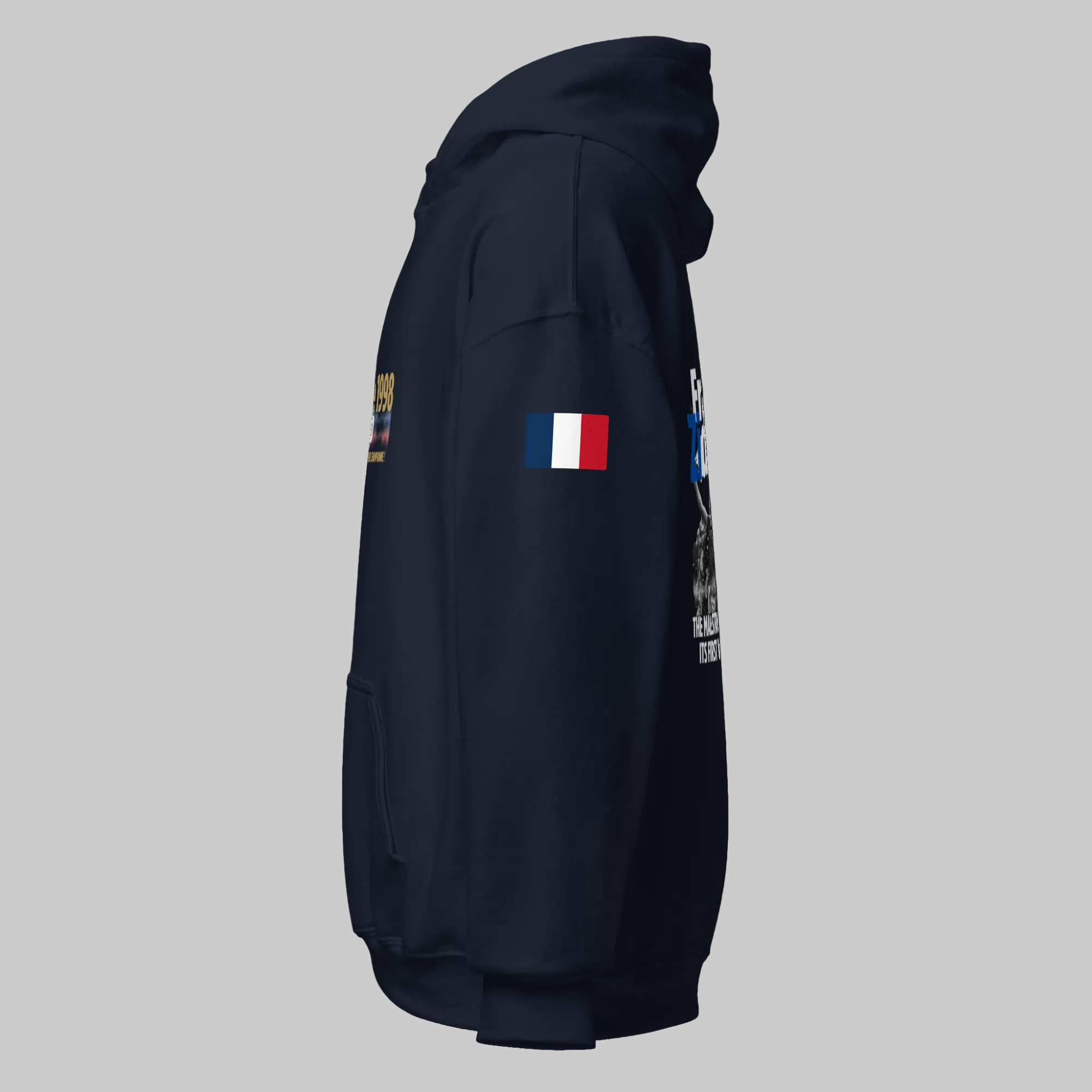 FRANCE 1998 Zidane Tribute Hoodie - Celebrate Football History - OFFSIDE CLUB