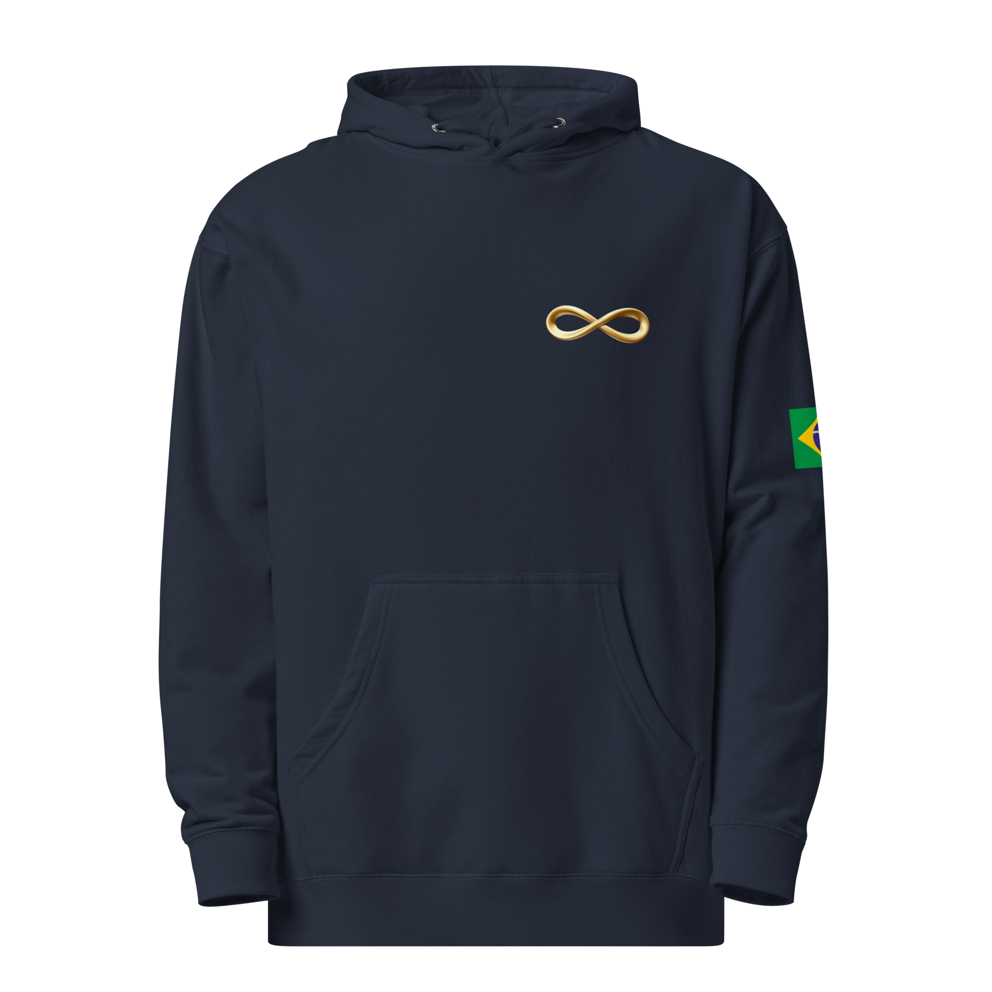 Pelé Brazil Retro Hoodie - Vintage Football World Cup Commemorative Heavyweight Graphic Soccer Sweatshirt - OFFSIDE CLUB