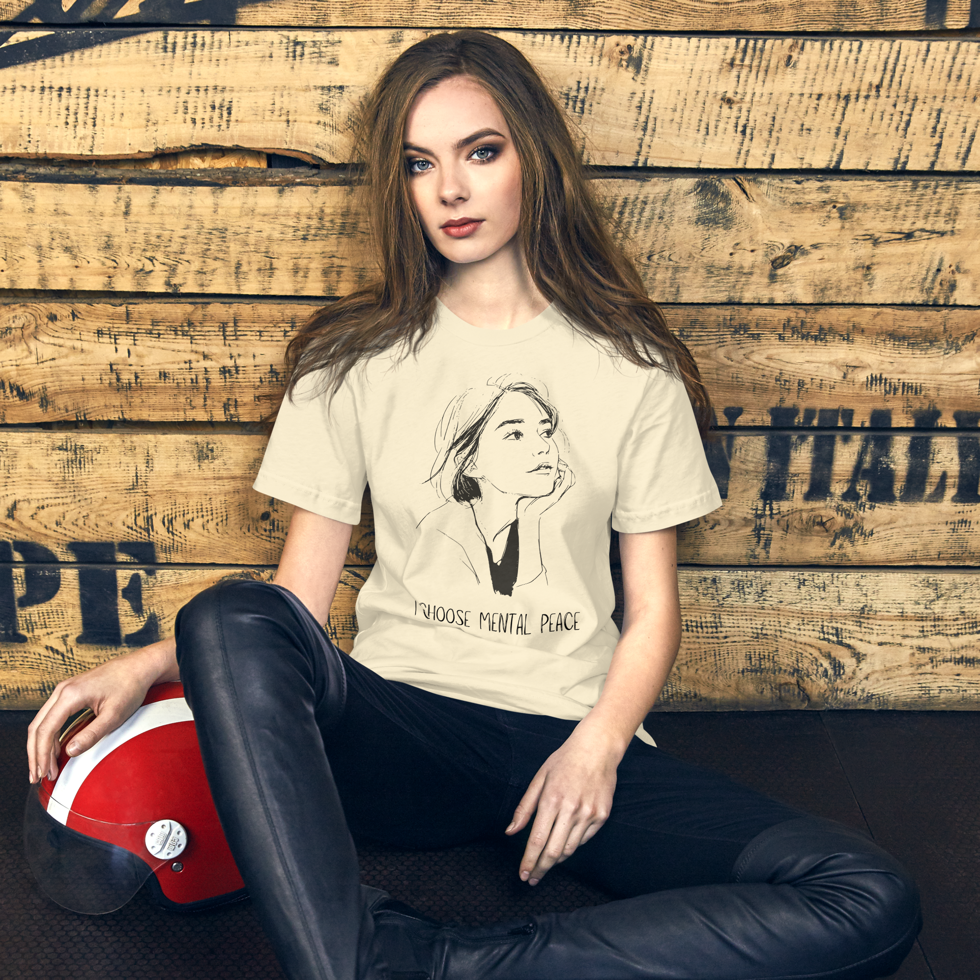 I Choose Mental Peace Tee - Premium Graphic Tee for Mindfulness and Serenity