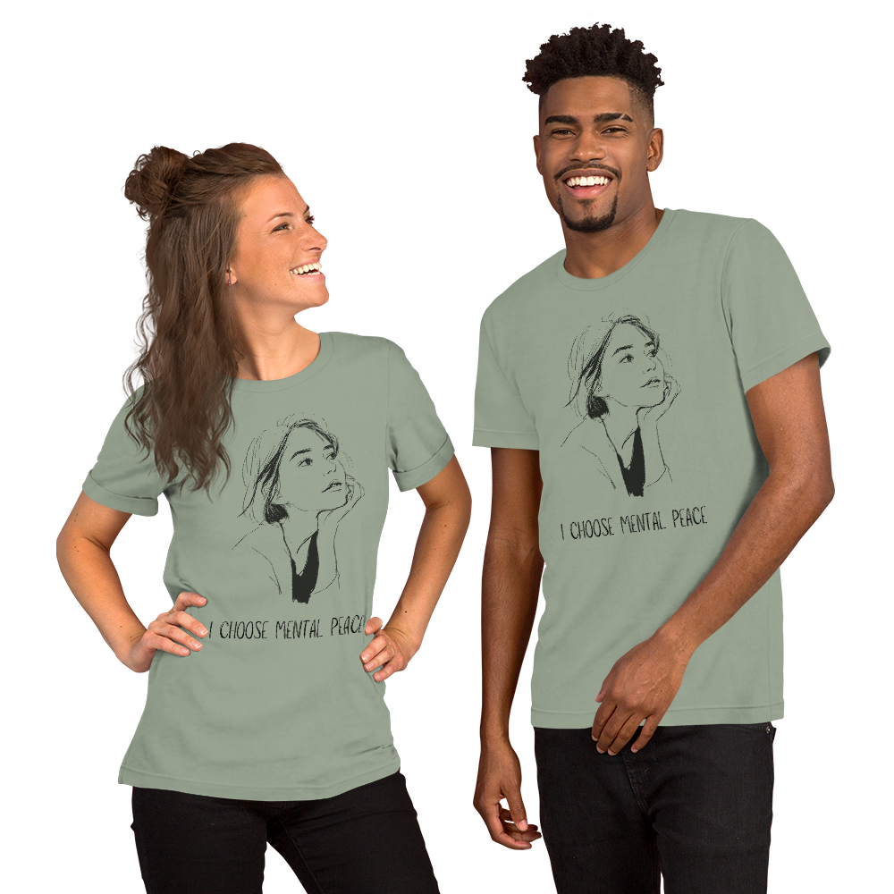 I Choose Mental Peace Tee - Premium Graphic Tee for Mindfulness and Serenity