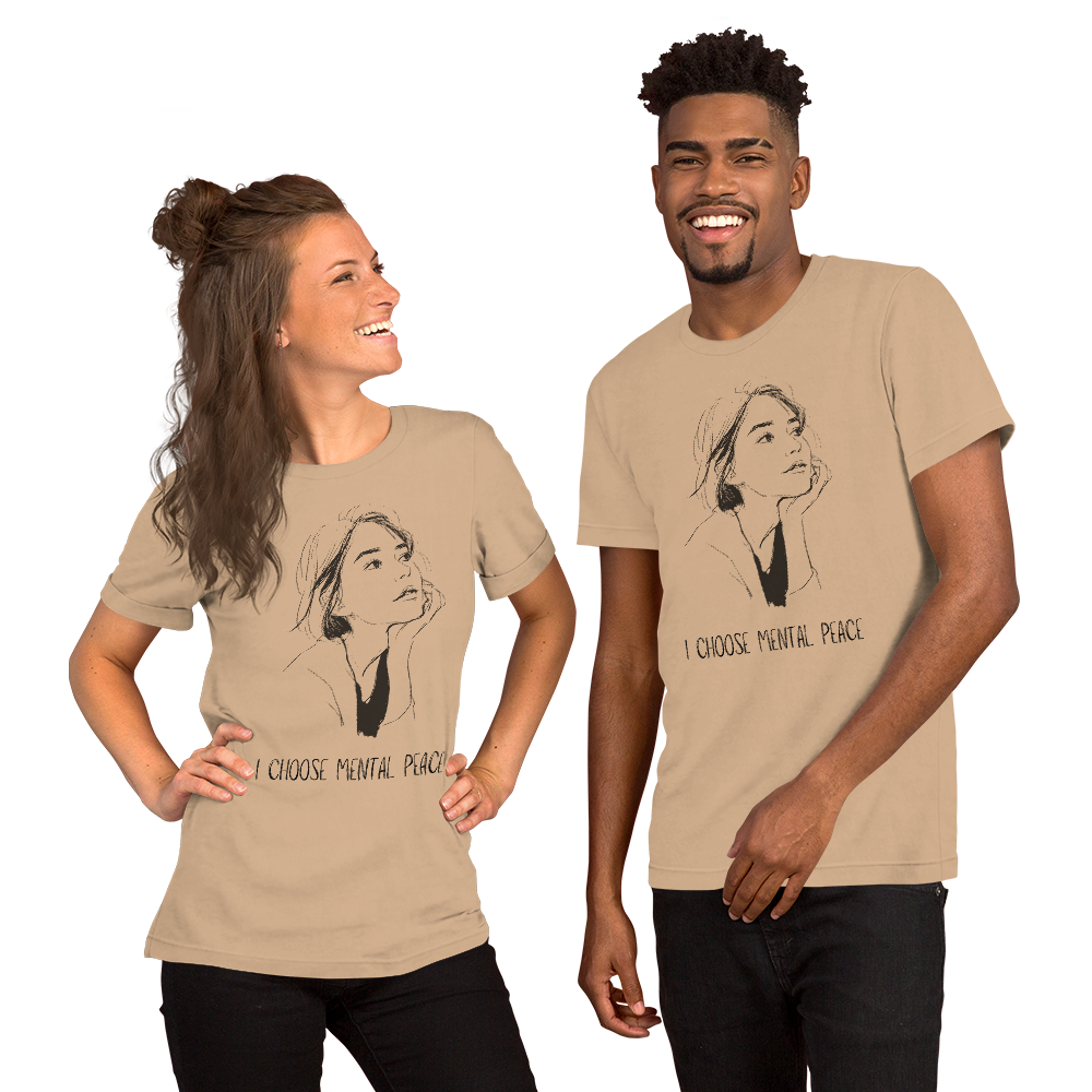 I Choose Mental Peace Tee - Premium Graphic Tee for Mindfulness and Serenity