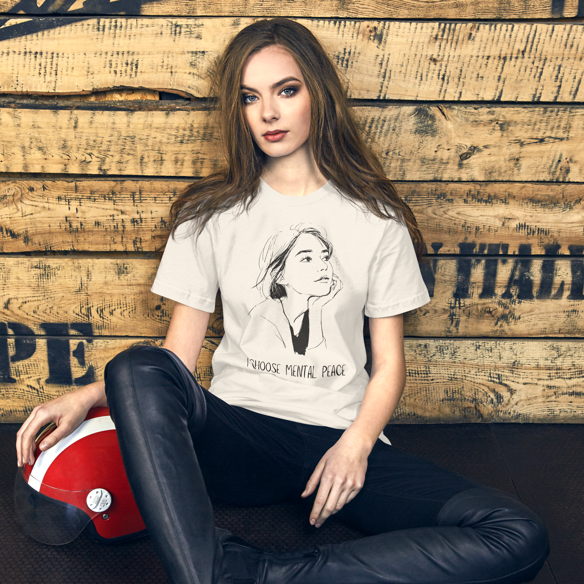 I Choose Mental Peace Tee - Premium Graphic Tee for Mindfulness and Serenity